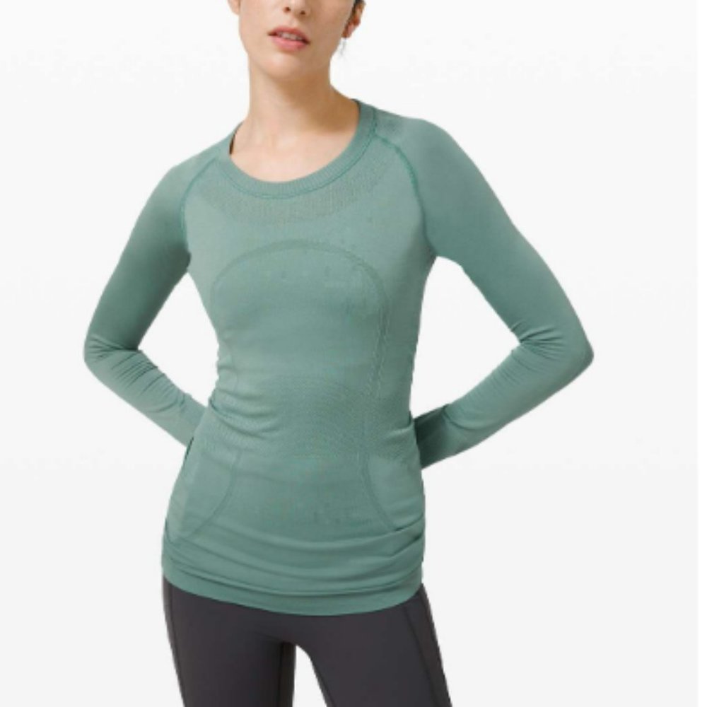 Lululemon Swiftly Tech Long Sleeve Crew Tidewater Teal